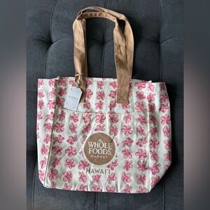 New with tags-Whole Foods [Hawaii Exclusive]
Medium Tote Bag-Plumeria